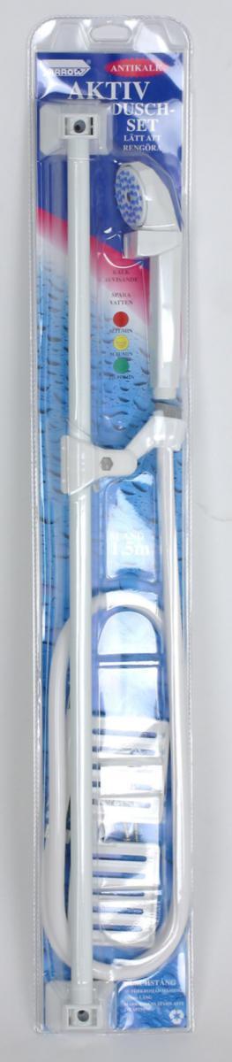 Duschset Aktiv, Arrow - AKTIV DUSCHSET HELVIT I PLAST- PÅSE 600MM STÅNG