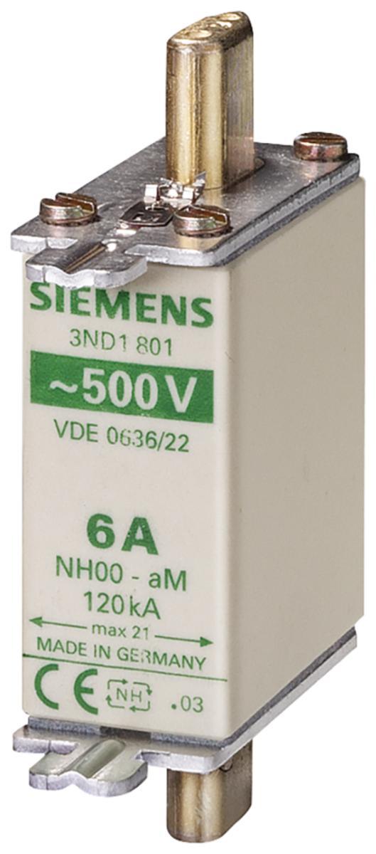 Knivsäkring LV HRC, aM, NH000 - KNIVSÄKRING MOTOR 00 25A 500V 3ND1810