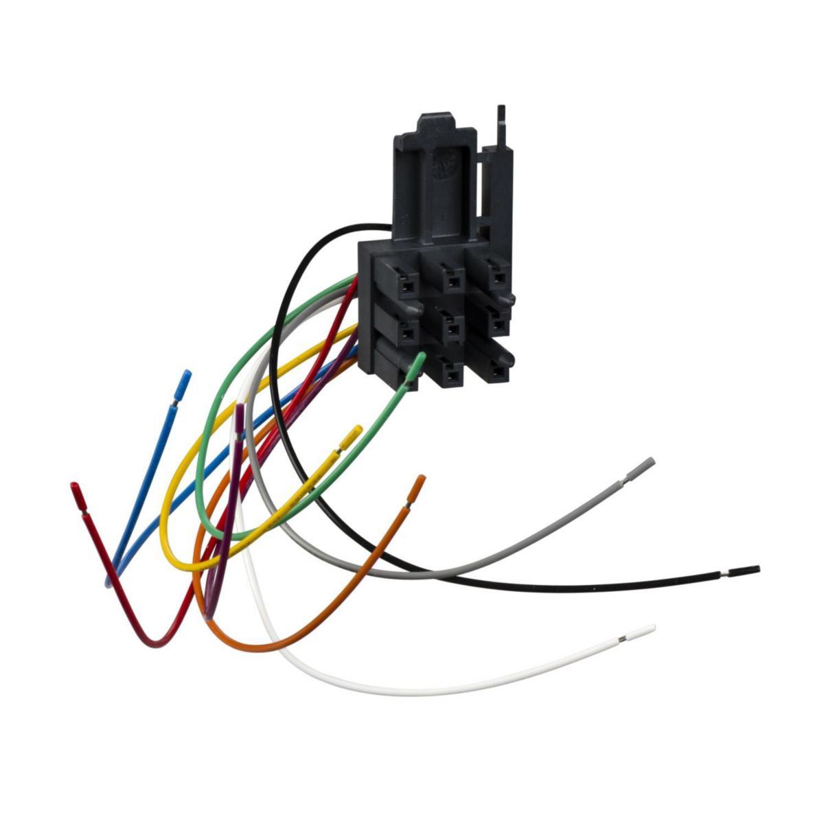 Hjälpkretsanslutning för plug-in apparater NSX - KONTAKTBLOCK 9-POL RÖRLIG LV429274