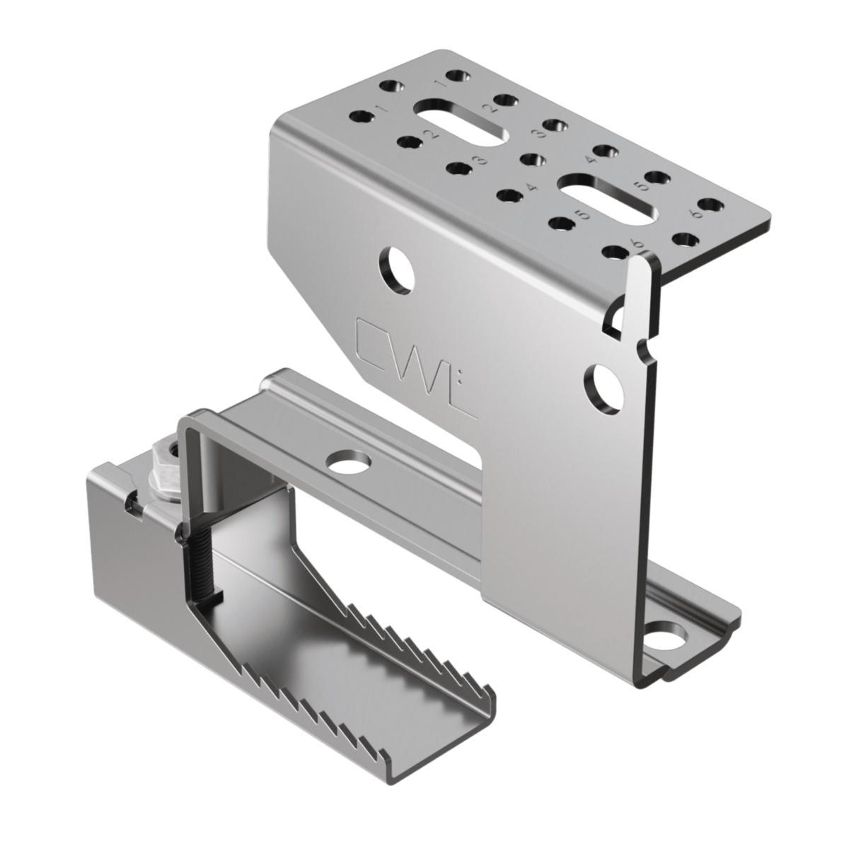 Solpanelfäste snabbfäste takpannor, CW Lundberg - Quick Bracket Solarpanel Tilte 