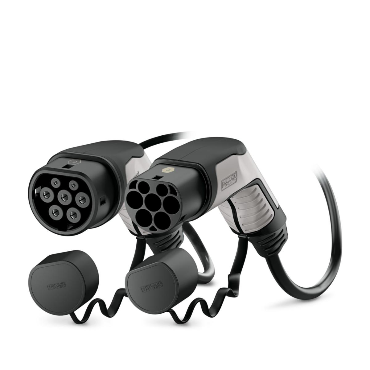 Laddkabel T2-T2 1-Fas - AC-LADDKABEL 32A/250V EVT2G3PC1AC32A70M60ESBK01
