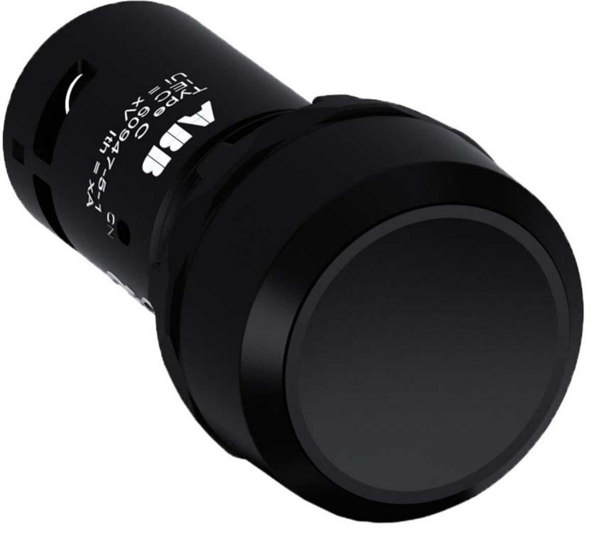 Tryckknapp Compact återfjädrande lågt trycke - TRYCKKNAPP COMP.SVART LÅG CP1-10B-11