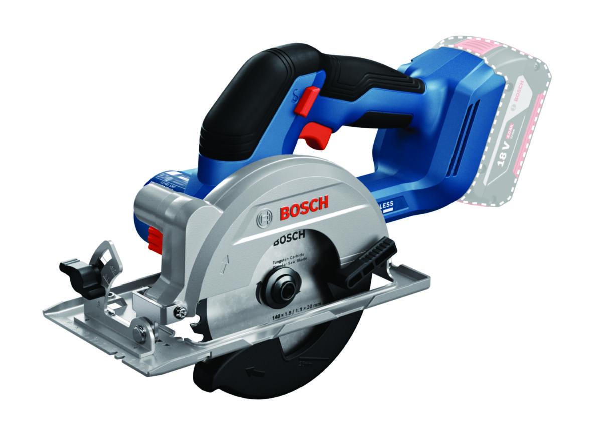 Cirkelsåg Bosch GKS 18V-51 SOLO - CIRKELSÅG BOSCH GKS 18V-51 SOLO CARTON 6400 RPM 140 MM