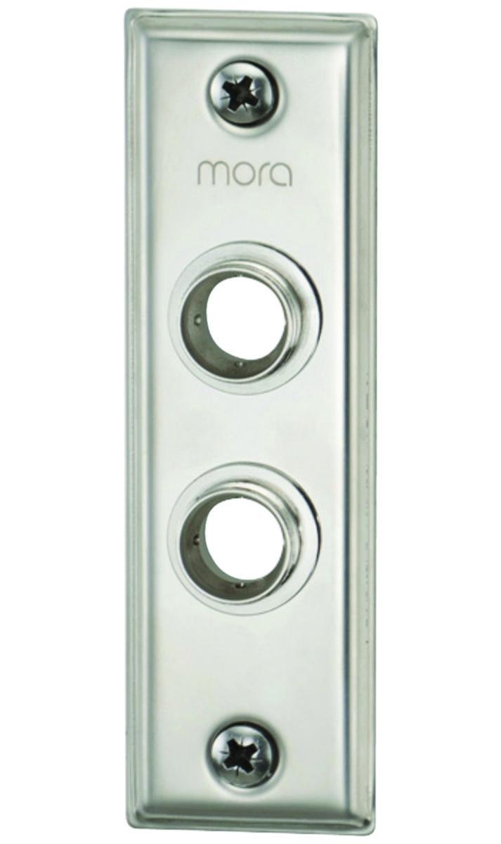 Väggbricka dubbel till Väggkopplingssystem Mora UPL - 12-15 RÖR VÄGGBRICKA TVÅHÅLS 632301 LILLA SYSTEMET