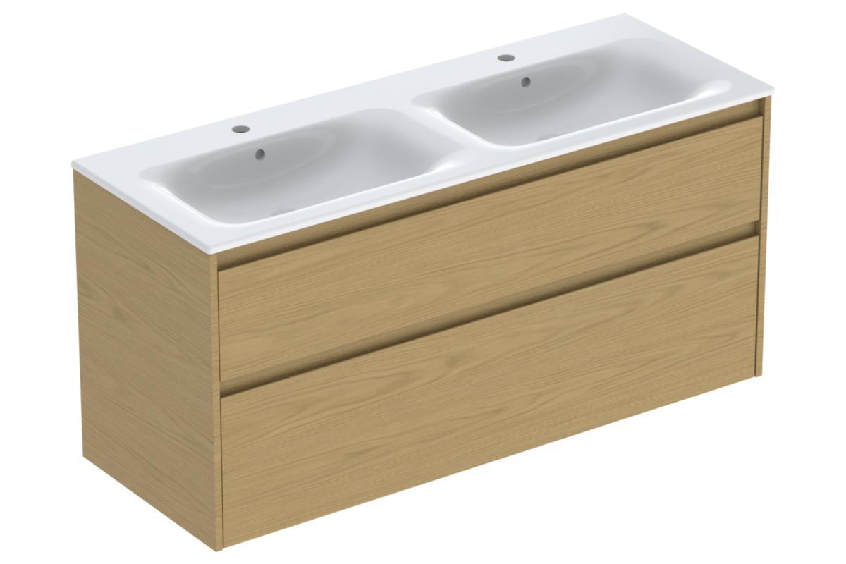 Möbelpaket Sense Modern 130, Ifö - IFÖ SENSE MODERN MÖBELPAKET 130, 2 LÅDOR, DUBB.TS, NATUREK