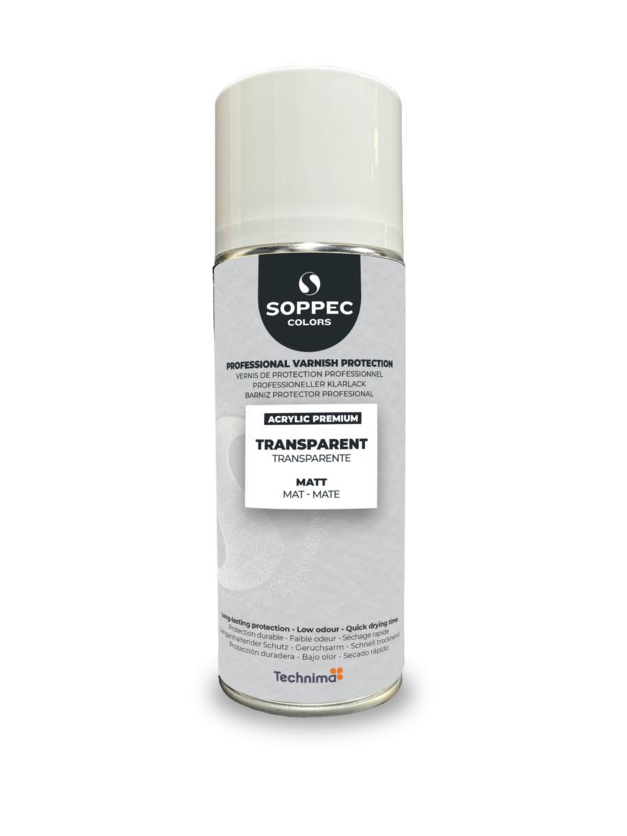 Industrifärg Soppec Colors RAL Acrylic Premium - INDUSTRIFÄRG SOPPEC KLARLACK MATT 400 ML