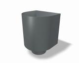 Vattenkupa rund 100 Alu, Prefa