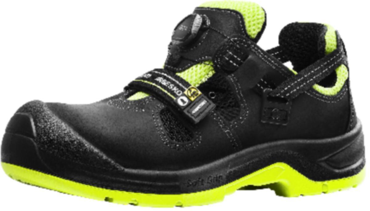 Safety sandal Arbesko 929 - SAFETY SHOE ARBESKO 929 BLACK/GREEN S1 SIZE 35
