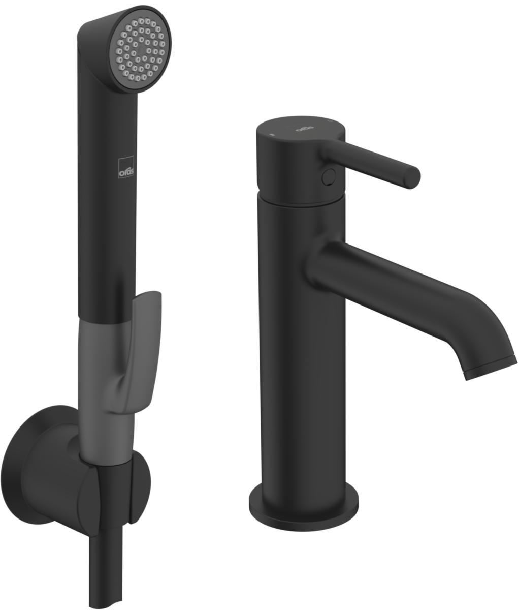 Basin mixer 2606FH Oras Optima Style - ORAS OPTIMA STYLE WB MIXER BID. MATTE BLACK, 2606FH-33