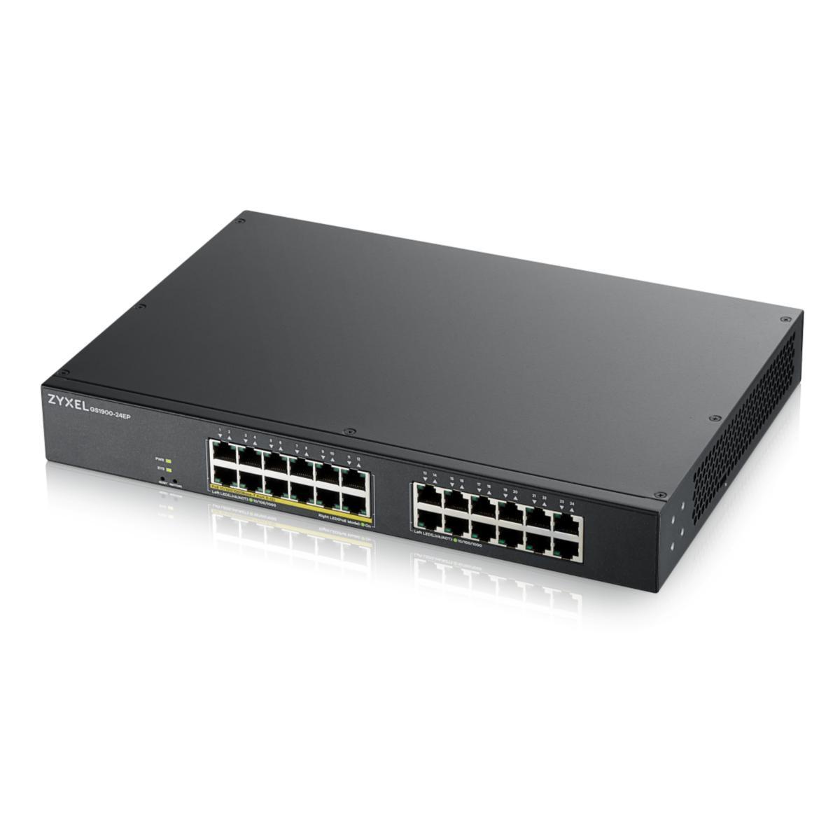 Switch 24 port GS1900 L2 POE 130W - SWITCH 24 PORTAR L2 POE 130W GS1900-24EP-EU0101F