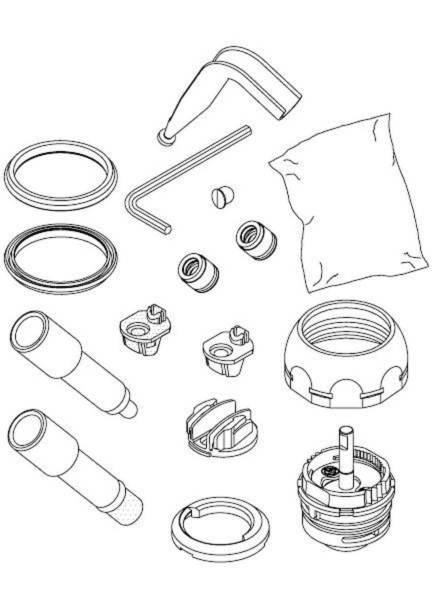 Reparationssats Ball unit, Damixa - DAMIXA REPARATIONSSET M. KULA 2348600
