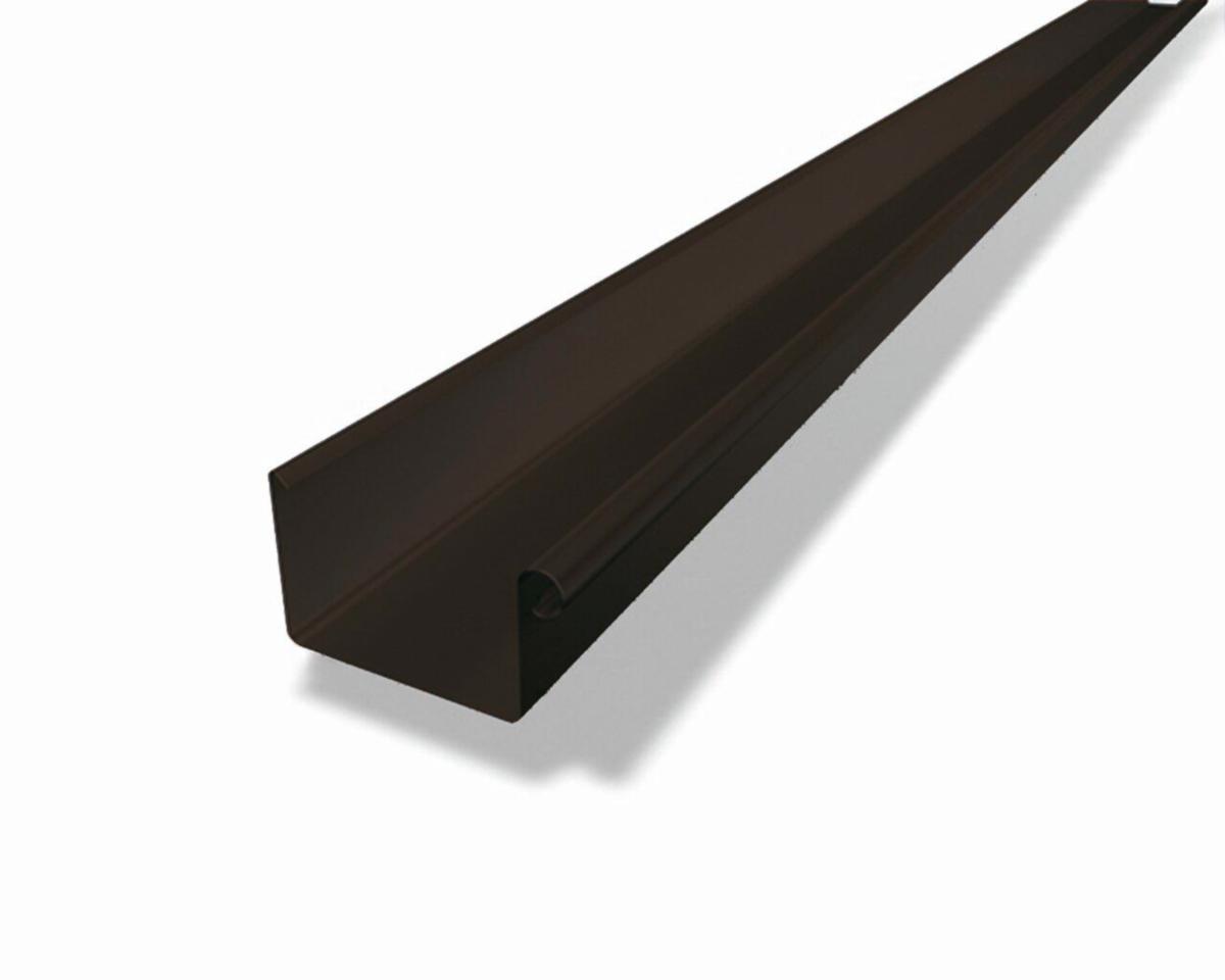 Rektangulär ränna 125, Prefa - PREFA BOX GUTTER 333 LENGHT 3000 MM 11 P.10 NUT BROWN