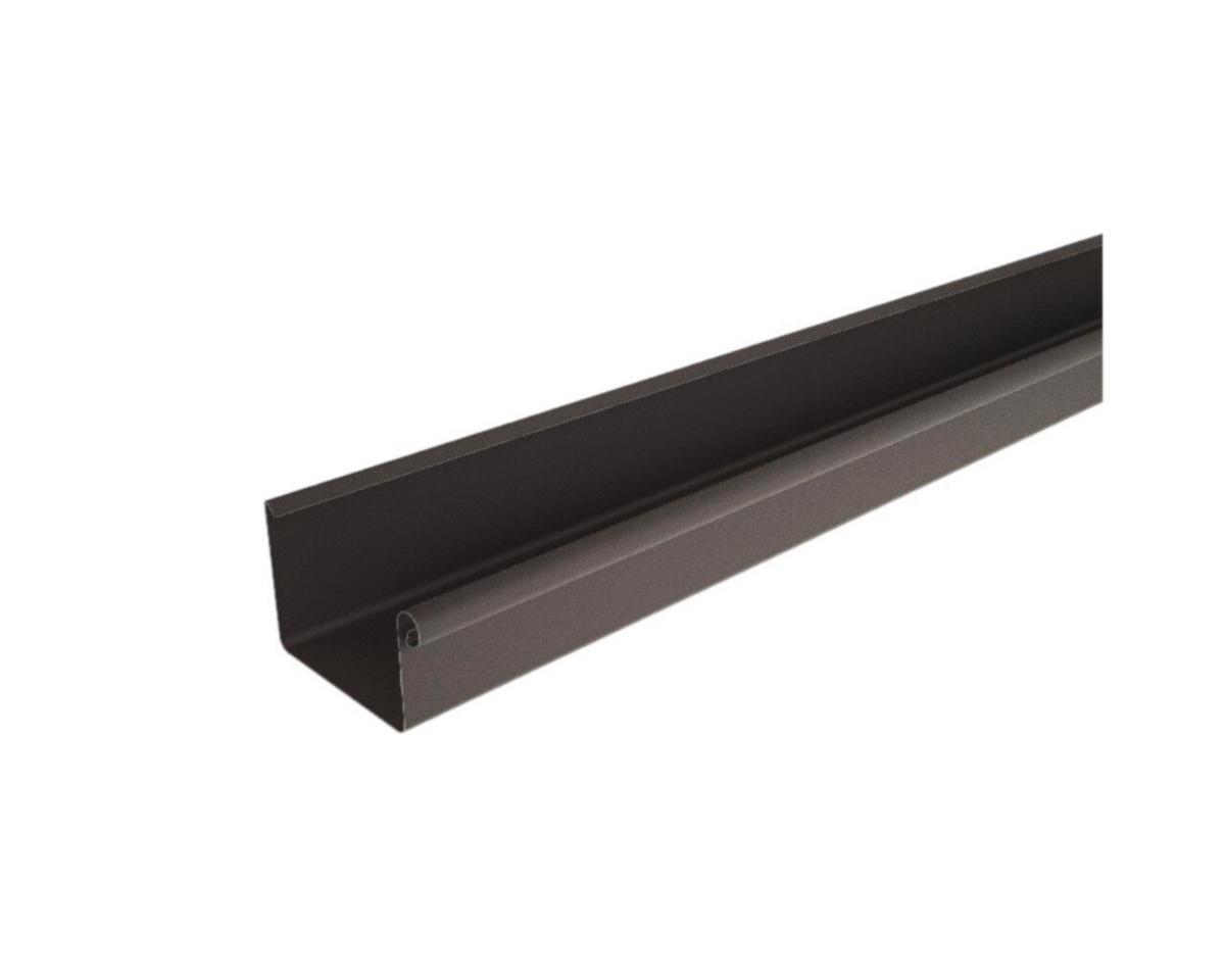 Rektangulär ränna 125, Prefa - PREFA BOX GUTTER 333 LENGHT 3000 MM 19 P.10 DARK GREY