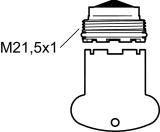 FMM 5975-2200 STRÅLSAMLARE M21X1.5 GARDA. INKL.VERKTYG