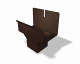 Kvadratisk omvikningskupa 100x100-125 Alu, Prefa