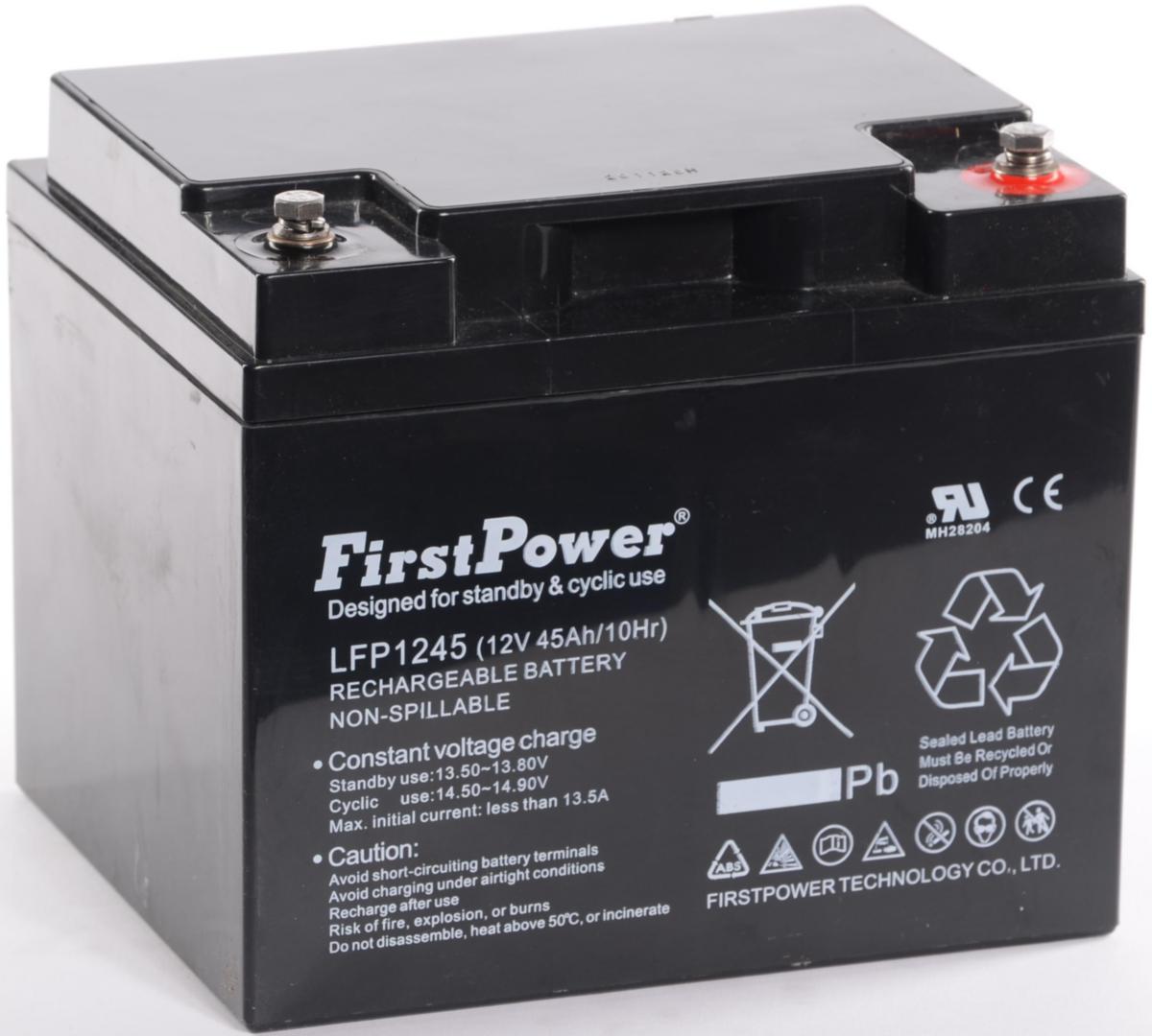 Blybatteri FirstPower Vrla - BATTERI VRLA 12V 45AH LFP1245M
