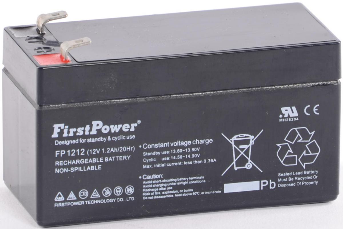 Blybatteri FirstPower Vrla - BATTERI VRLA 12V 1,2AH FP1212M