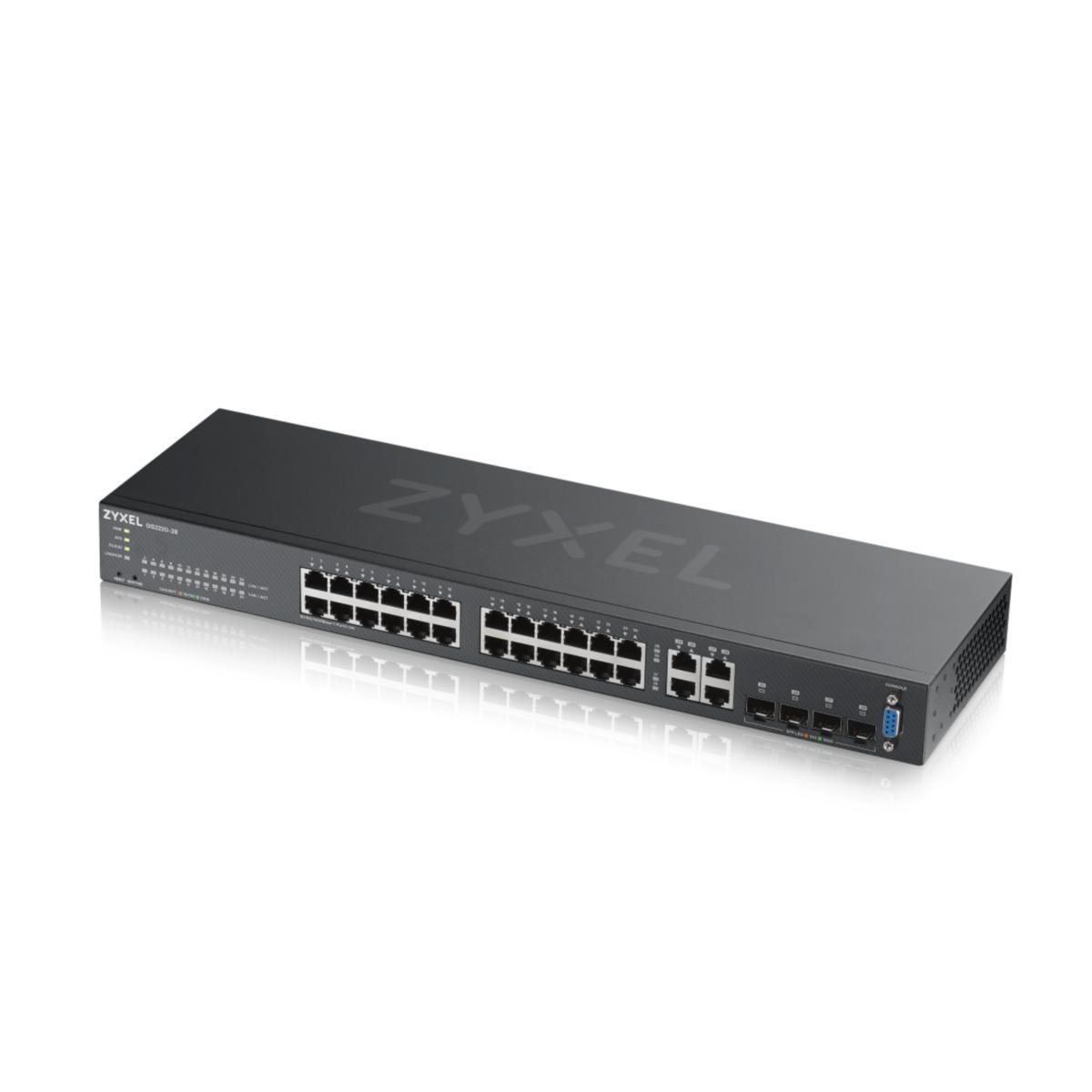 Switch 24 port XGS2220 L3 SFP+ 1Y - SWITCH 24 PORTAR L2 1 ÅR LIC GS2220-28-EU0101F