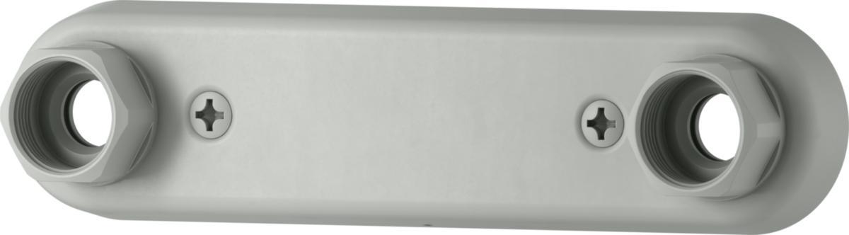 Blandarfäste 160 c/c oval, Mora - FMM/MA BLANDARFÄSTE 160 C/C 16 PEX, MATTGRÅ OVAL