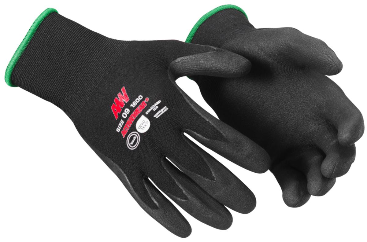 Montagehandske Activewear 1600 - HANDSKE ACTIVEWEAR 1600 NITRILFOAM TOUCH STL 9
