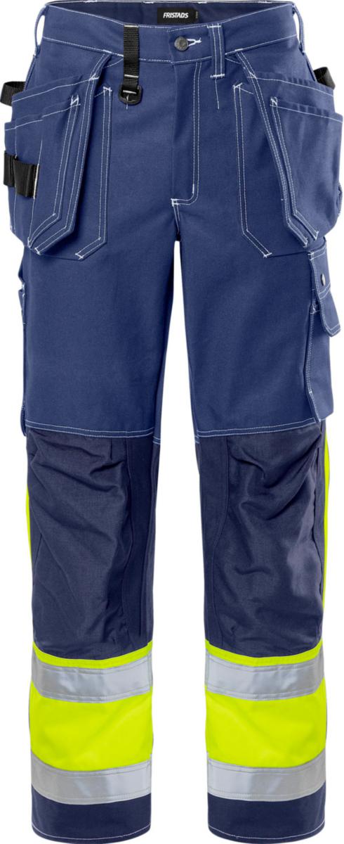 Midjebyxa Fristads 247 FAS - MIDJEBYXA FK 247 FAS BLÅ/GUL VARSEL KLASS 1 STL C146