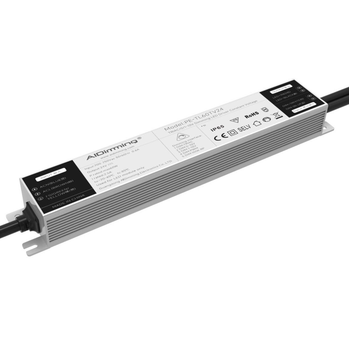 Driver dimmable 24V IP65 - Driver dimmable 24V 60W IP65 