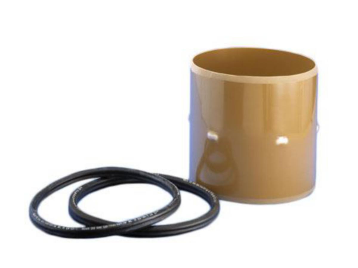 Coupling sleeve 315 mm, corrugated riser pipe Wavin - 315 COUPL. SLEEVE F CORR. PIPE WITH 2 SEALING RINGS