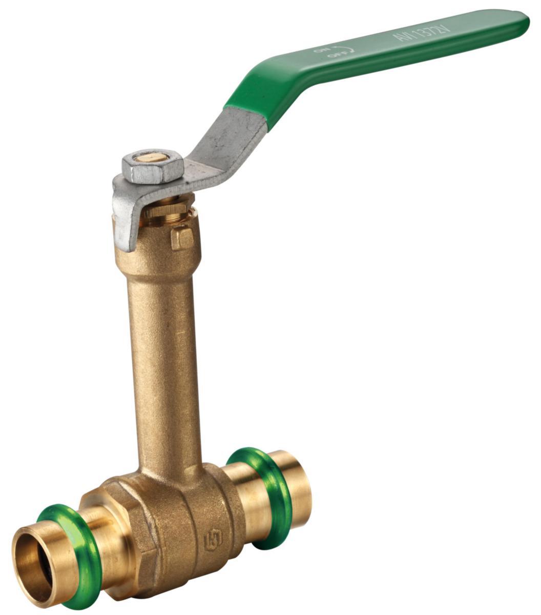 Ball Valve AVI 1372V Press/Press V-Profile High Neck PN25, a-collection - BALL VALVE AVI 1372V 42X42MM PRESS/PRESS V-PROFIL.HIGH PN25