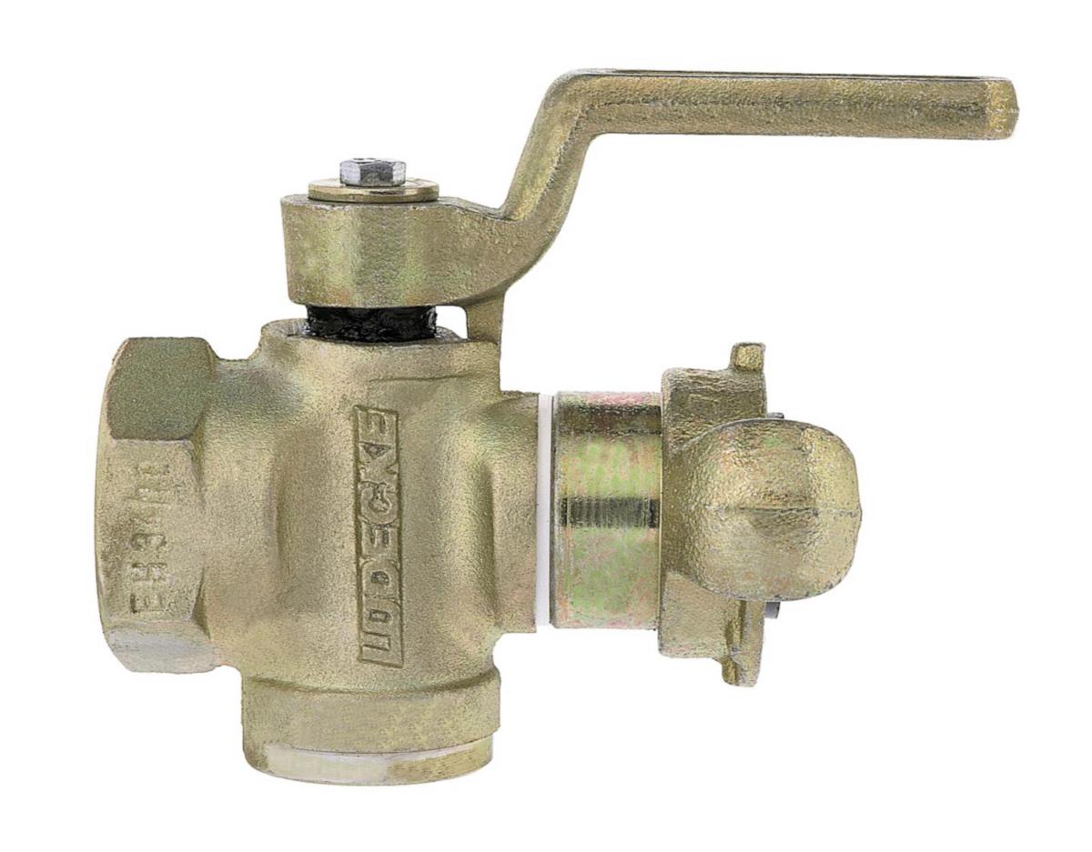 Kikkran av aducergods med koppling - 25 KIKKRAN ENKEL AV ADUCERGODS MED 1" INV GG INKL KLOKOPPL