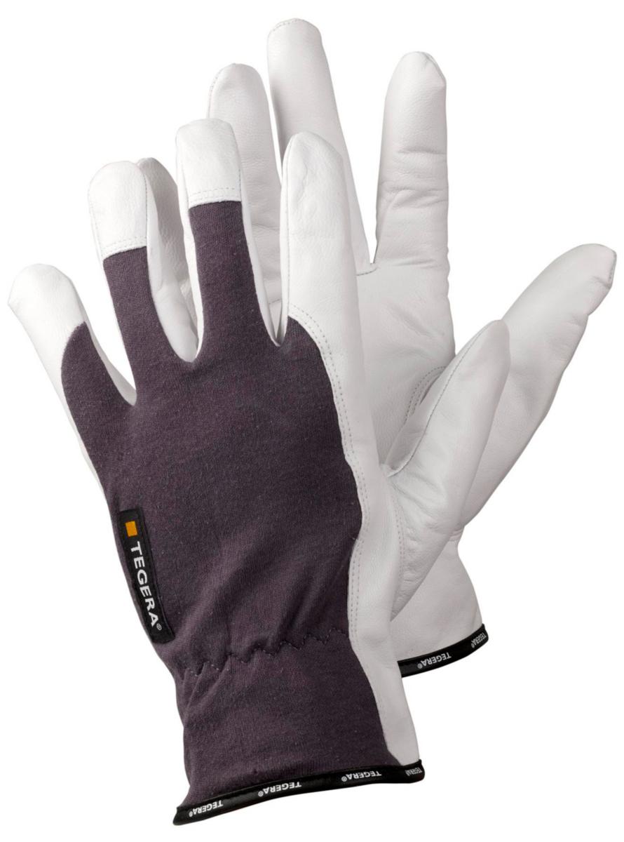 Glove tegera 671 - GLOVE TEGERA 671 GOATGRAIN/COT GREY/WHITE SIZE 6