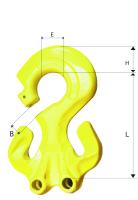 Kopplingslänk Gunnebo Industrier GrabIQ C-grab typ CGD