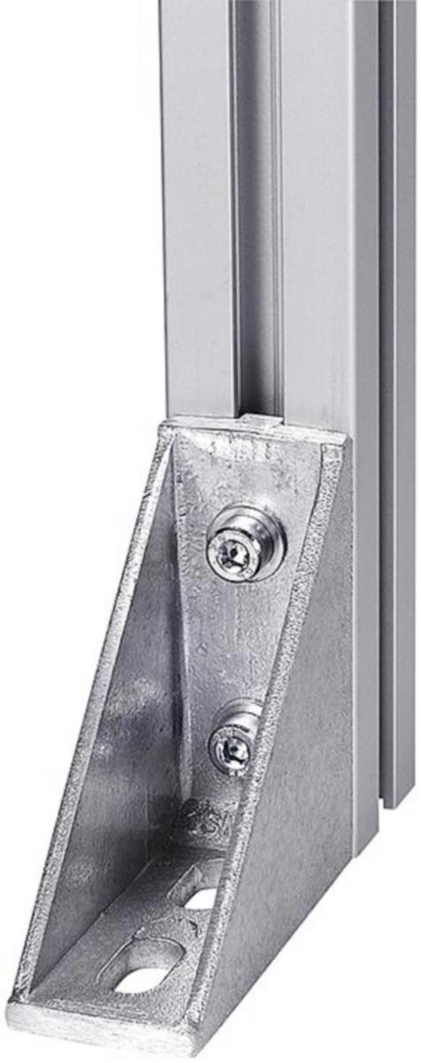 Golv-/väggfäste - GOLV-/VÄGGFÄSTE 30B-K ALUMINIUM