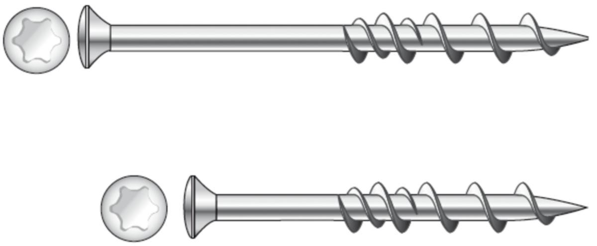 Universalskruv WallDog, DEWALT - WALL-DOG SKRUV KULLRIG FZB 6.5X50 TX 25 100/FP