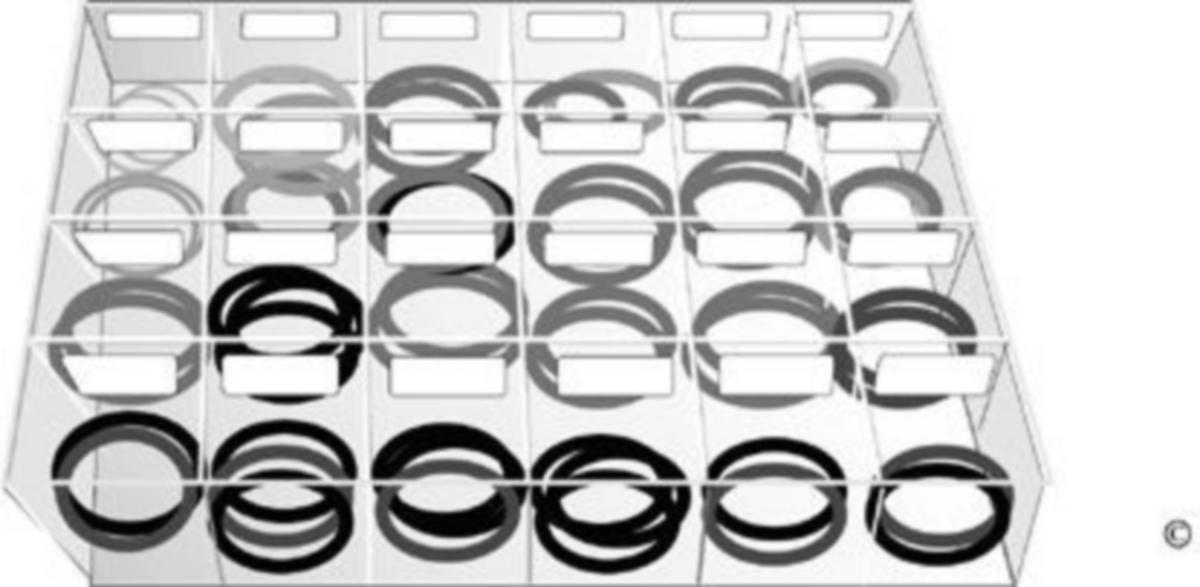 Spårringsortiment SGA 28-50 mm - SPÅRRINGSSORTIMENT SGA127 28-50MM