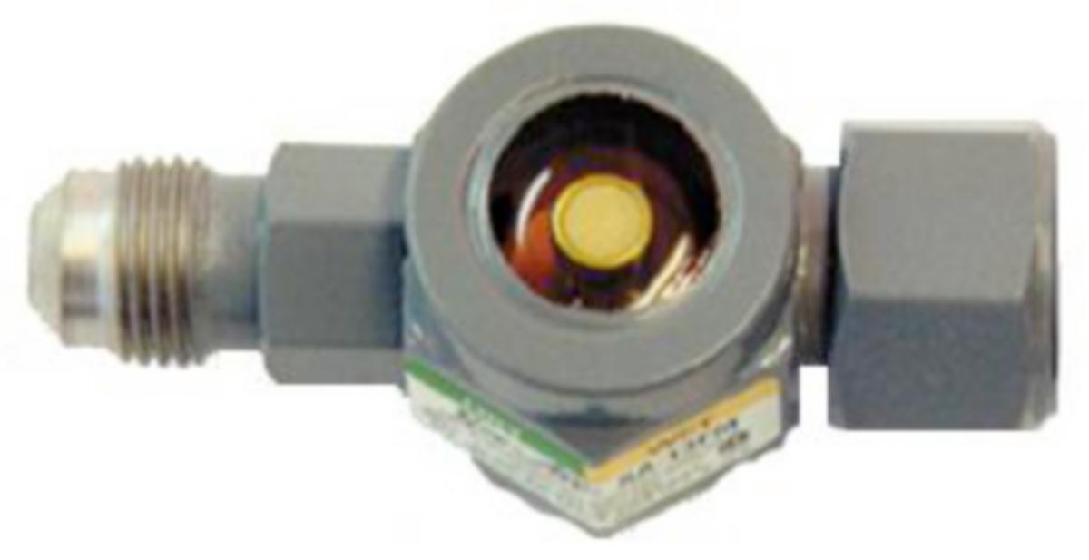 Synglas - Flare inv. x flare utv. - SYNGLAS MED FUKTINDI SA-13FM 3/8 SAE INV X 3/8 SAE UTV