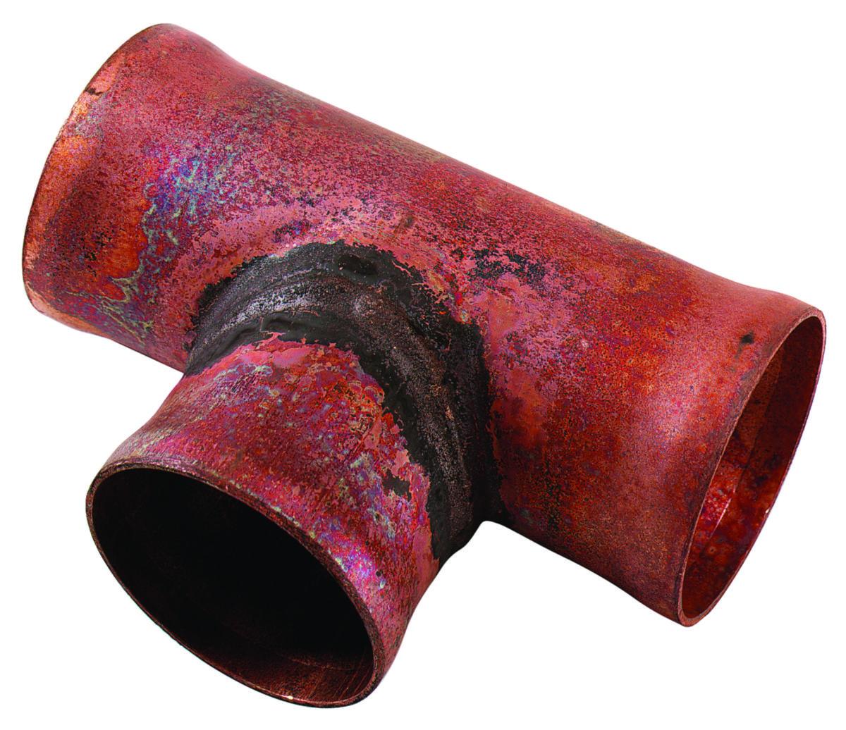 T-pipe, for hard soldering copper, internal soldering - 70 TEE COPPER