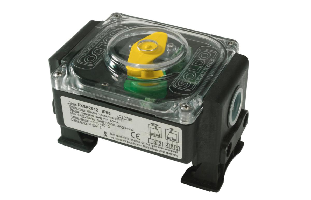 Indikeringsbox till Ahlsell pneumatiska manöverdon, a-collection - AHLSELL INDIKERINGSBOX AVI2090 MED 2 ÄNDLÄGESKONTAKTER