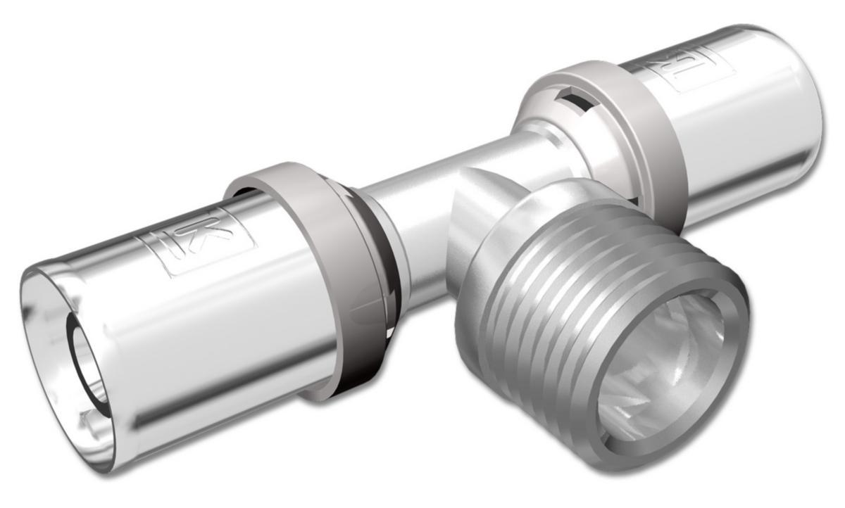 T-connector external thread branch, PressPex, LK - TEE MALE THREAD AX16X½" LK SYSTEMS