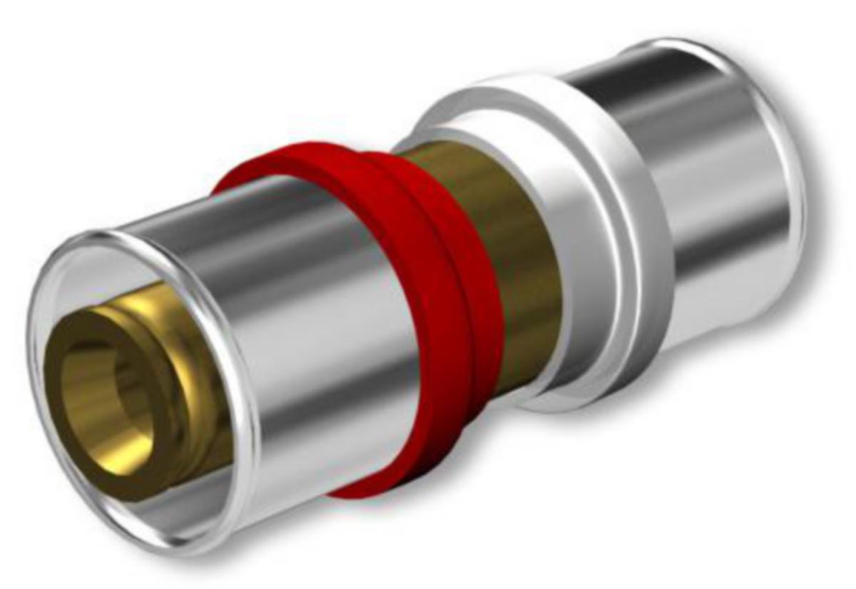 Transition couplings PressPex, LK - STRAIGHT FITTING A25 X X25 RAK KOPPLING  A25xX25