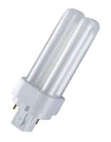 Kompaktlysrör DULUX® D/E, 4-stav, 4-pin sockel  G24q-1,2,3
