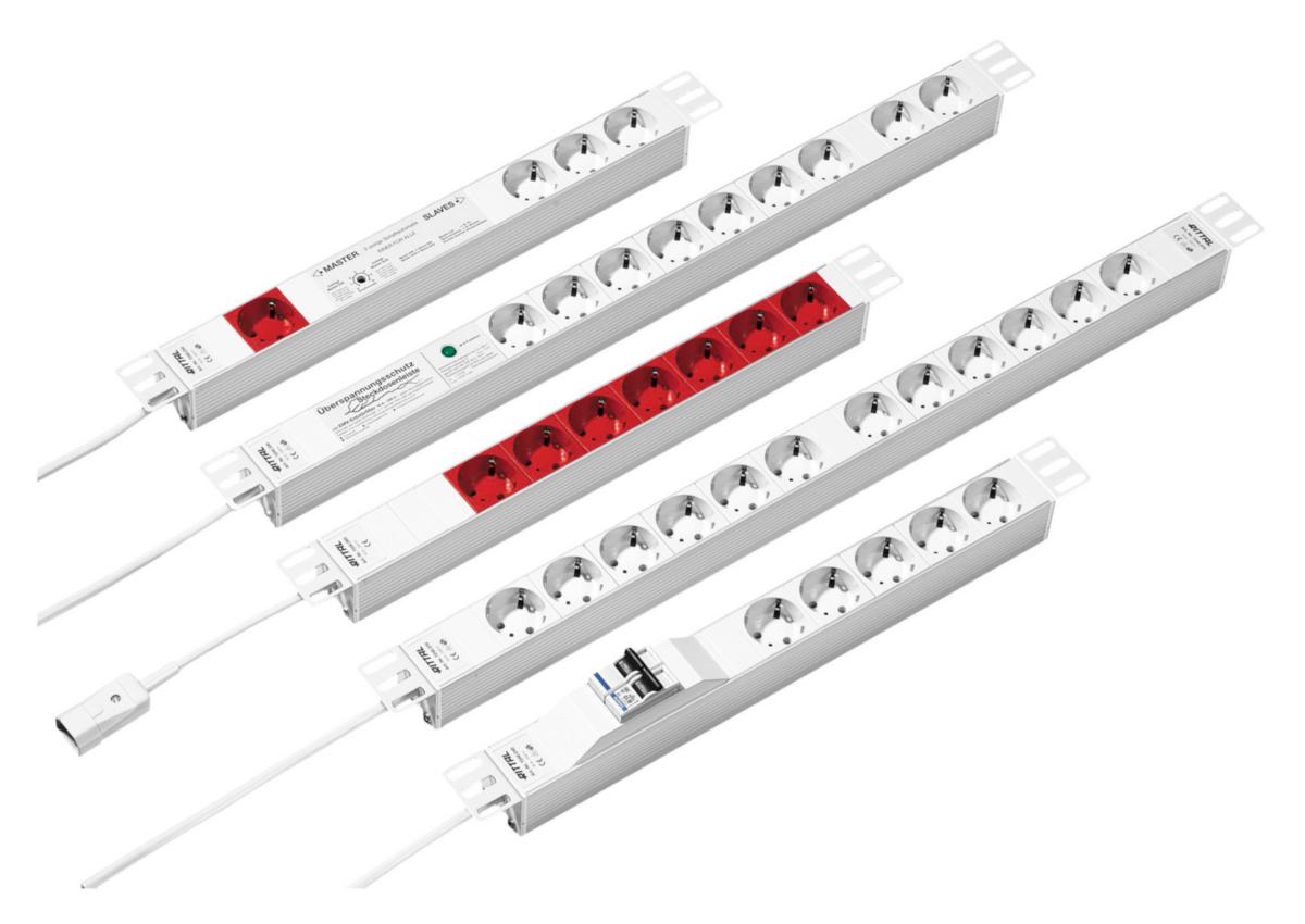 Power strip, Rittal - SOCKET STRIP 7 EARTH PLUG SE7240SP