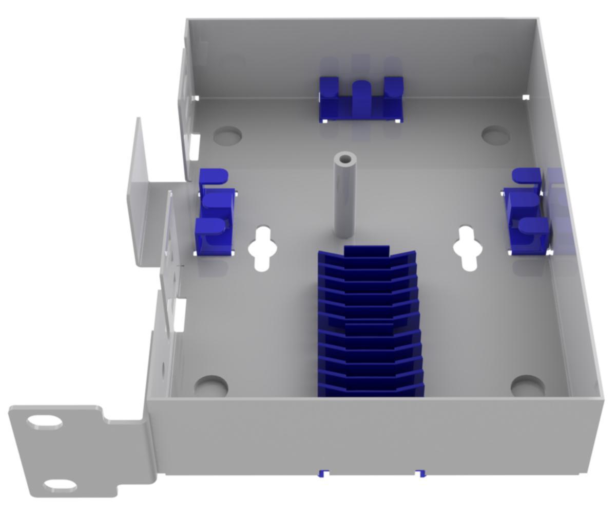 Väggbox LM 48 skarv, Hexatronic Fiberoptic - VÄGGBOX 24 SKARV