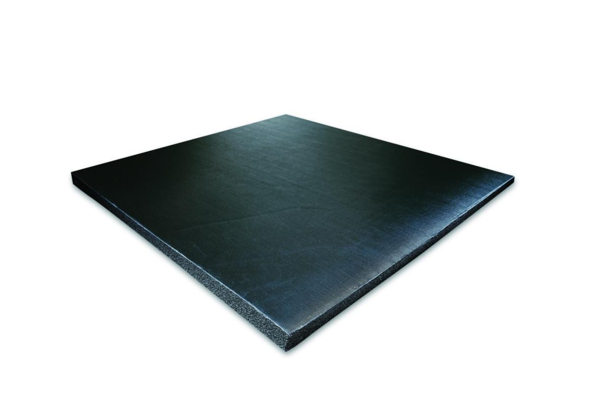 Ytbeklädda skivor AF av svart väv, Arma-chek D - ARMA-CHEK D AFD-13MM OLIMMAD PLATTA 2000X500 MM