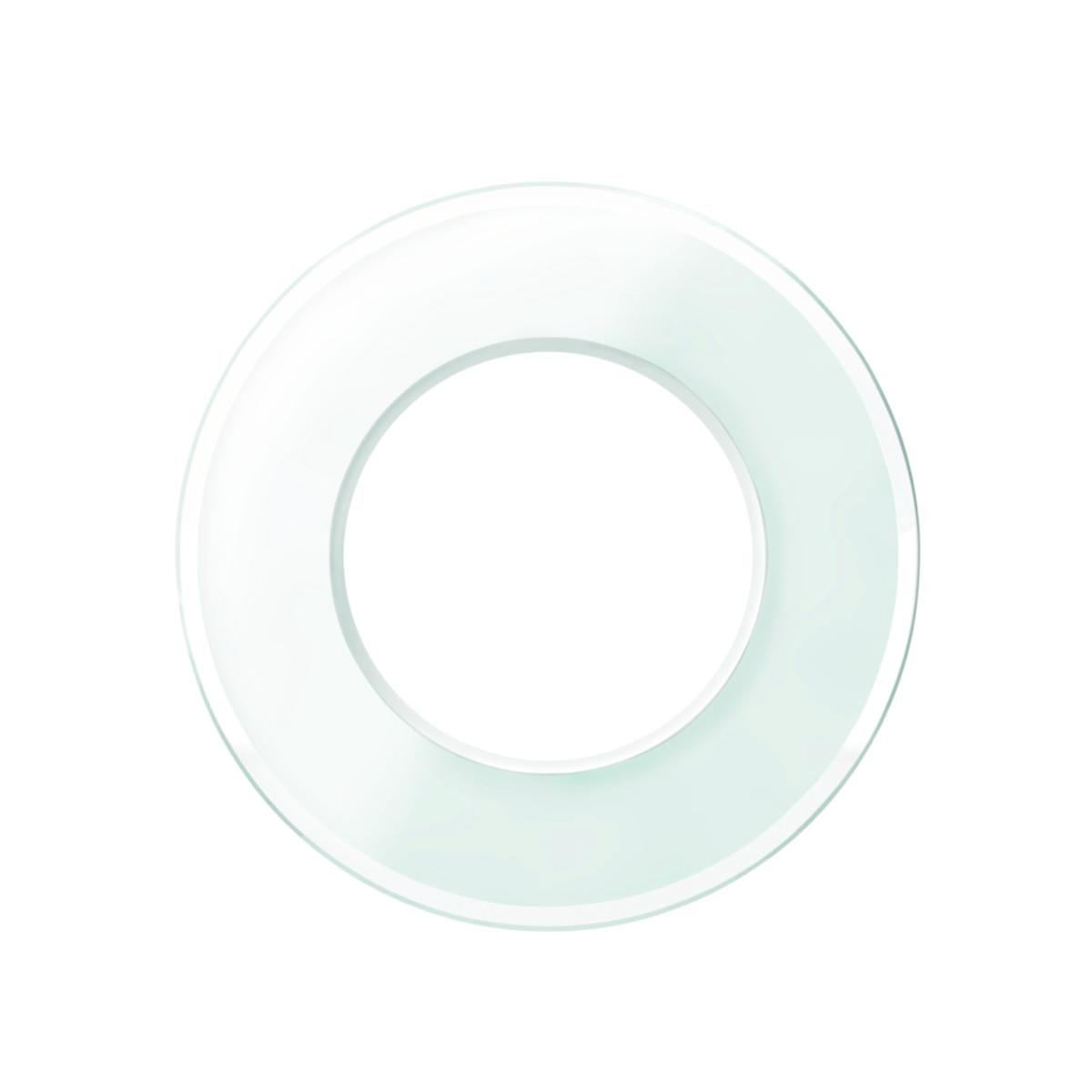 Combination frames White glass - RENOVA 1-GANG GLASS FRAME WHIT WDE006311