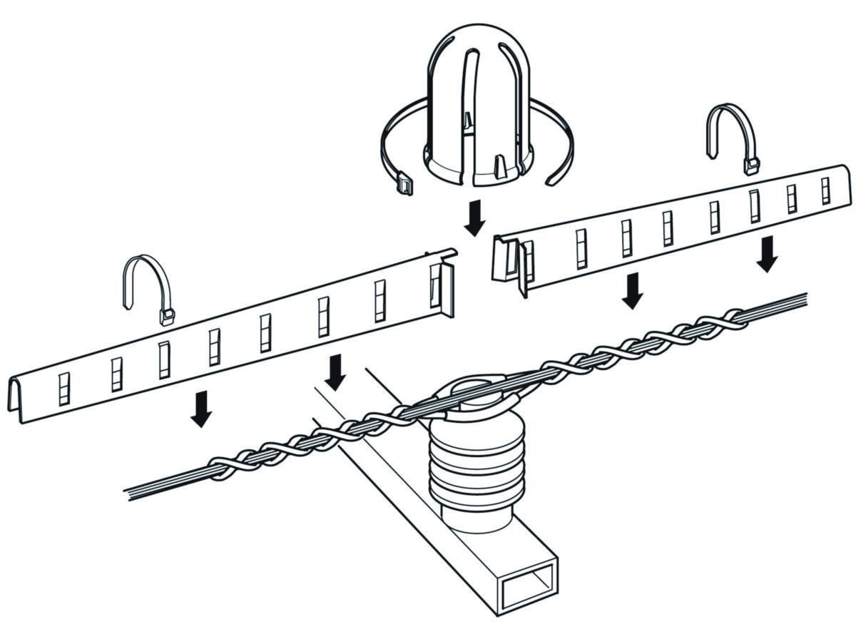 Ledningsskydd HUF - ISOLERHUV HUF