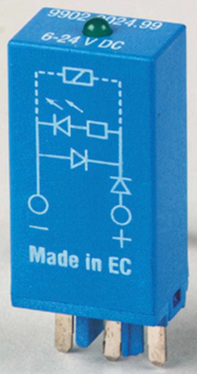 Moduler till Universalrelä typ 55 - MODUL LED+DIOD 24V DC F9902902499