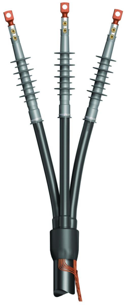 Kabelavslut SOT, 24kV, Utomhus, 3-ledare - AVSLUT SOT 245-3 12/24KV