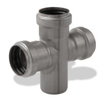 Grenrör dubbelt 87,5°AISI 316