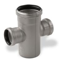 Grenrör dubbelt 87,5° reduktion AISI 316