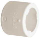 Ring with stop edge, white, Q&E, Uponor